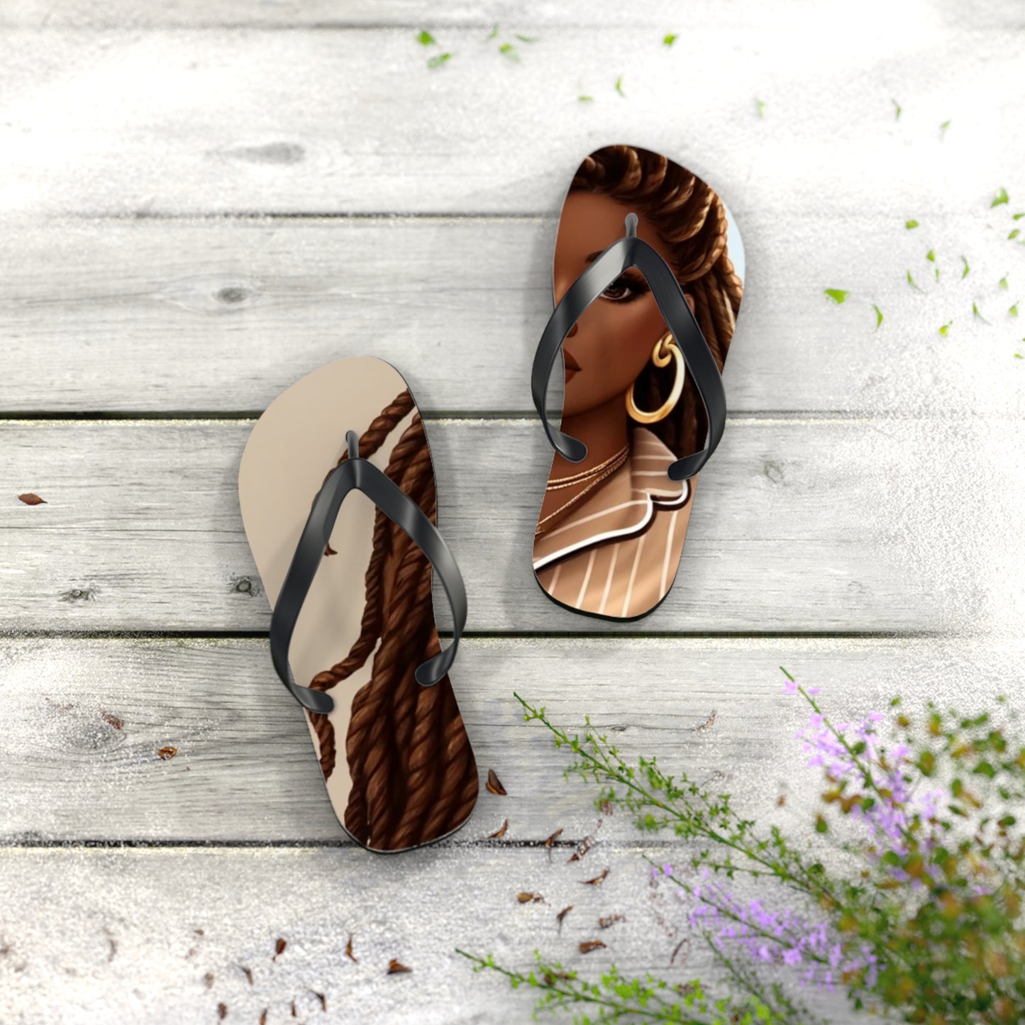 Brown Sugar Flip Flops