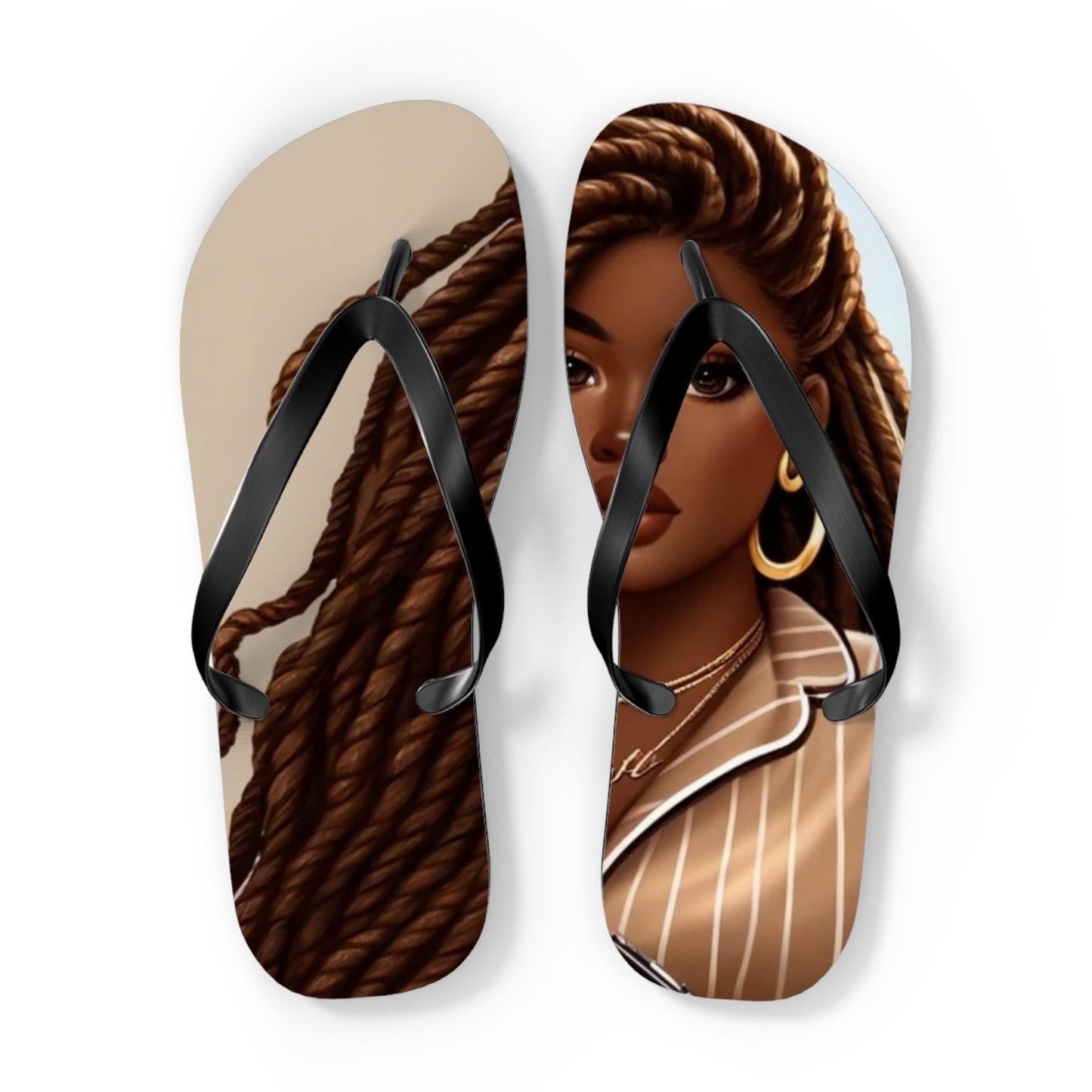 Brown Sugar Flip Flops