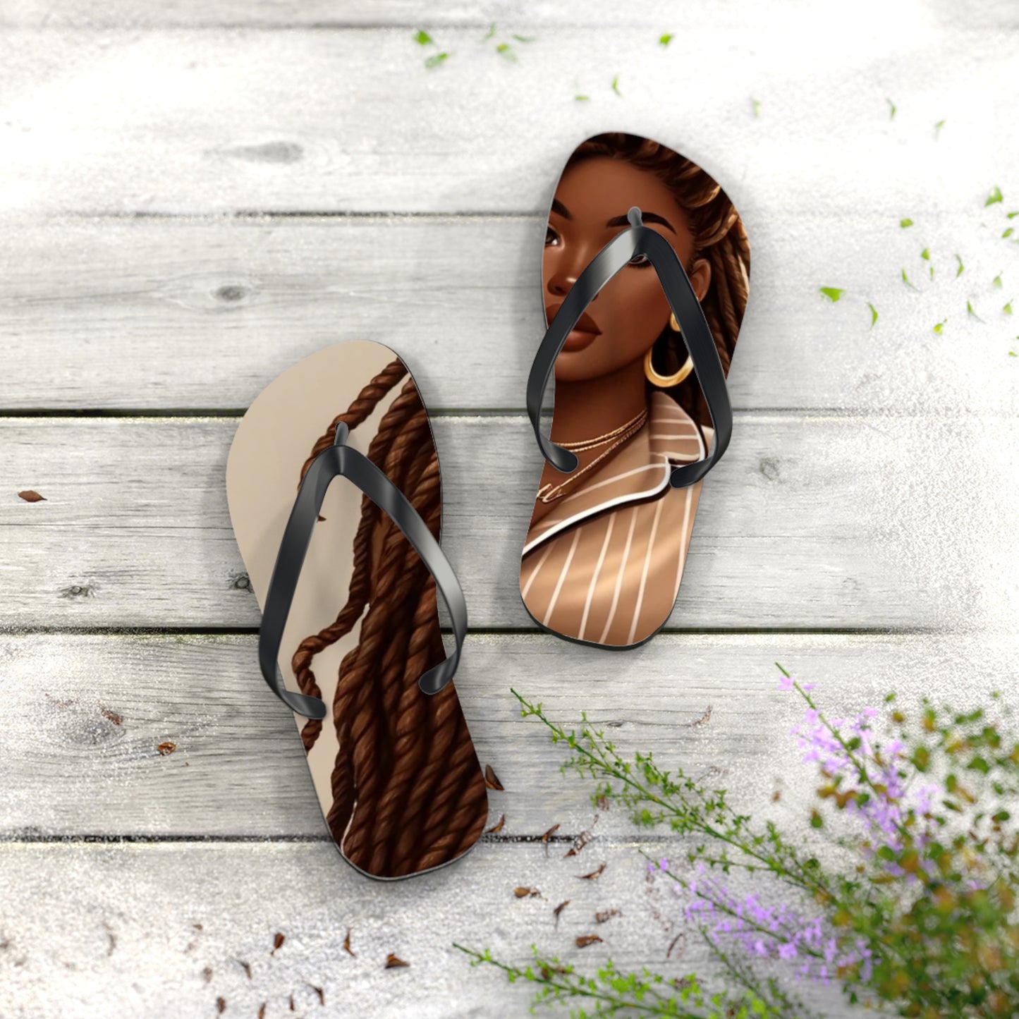 Brown Sugar Flip Flops