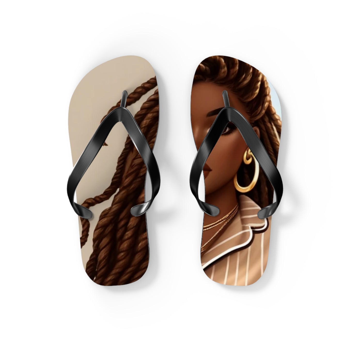 Brown Sugar Flip Flops