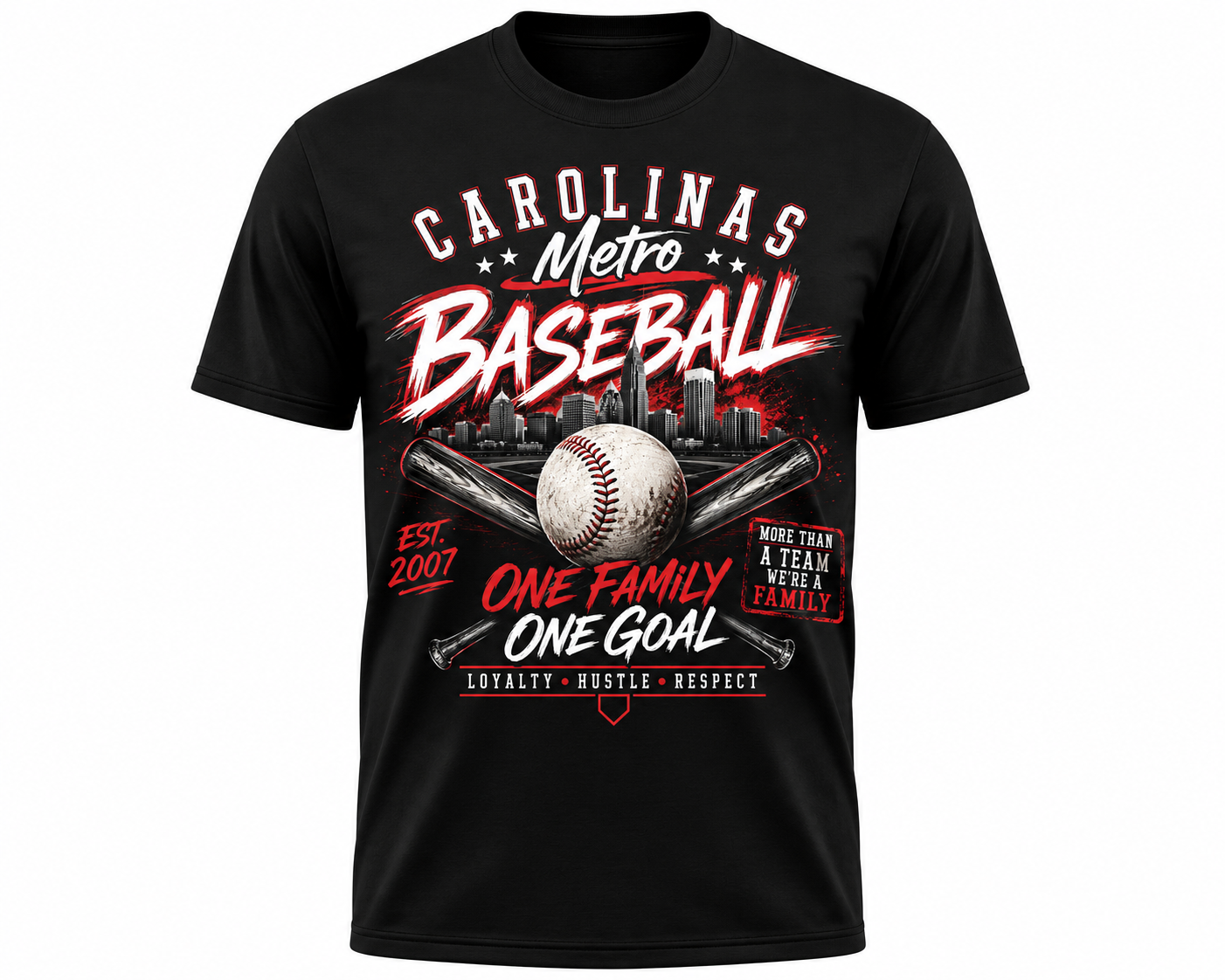 Carolinas Metro Baseball Unisex T-Shirt