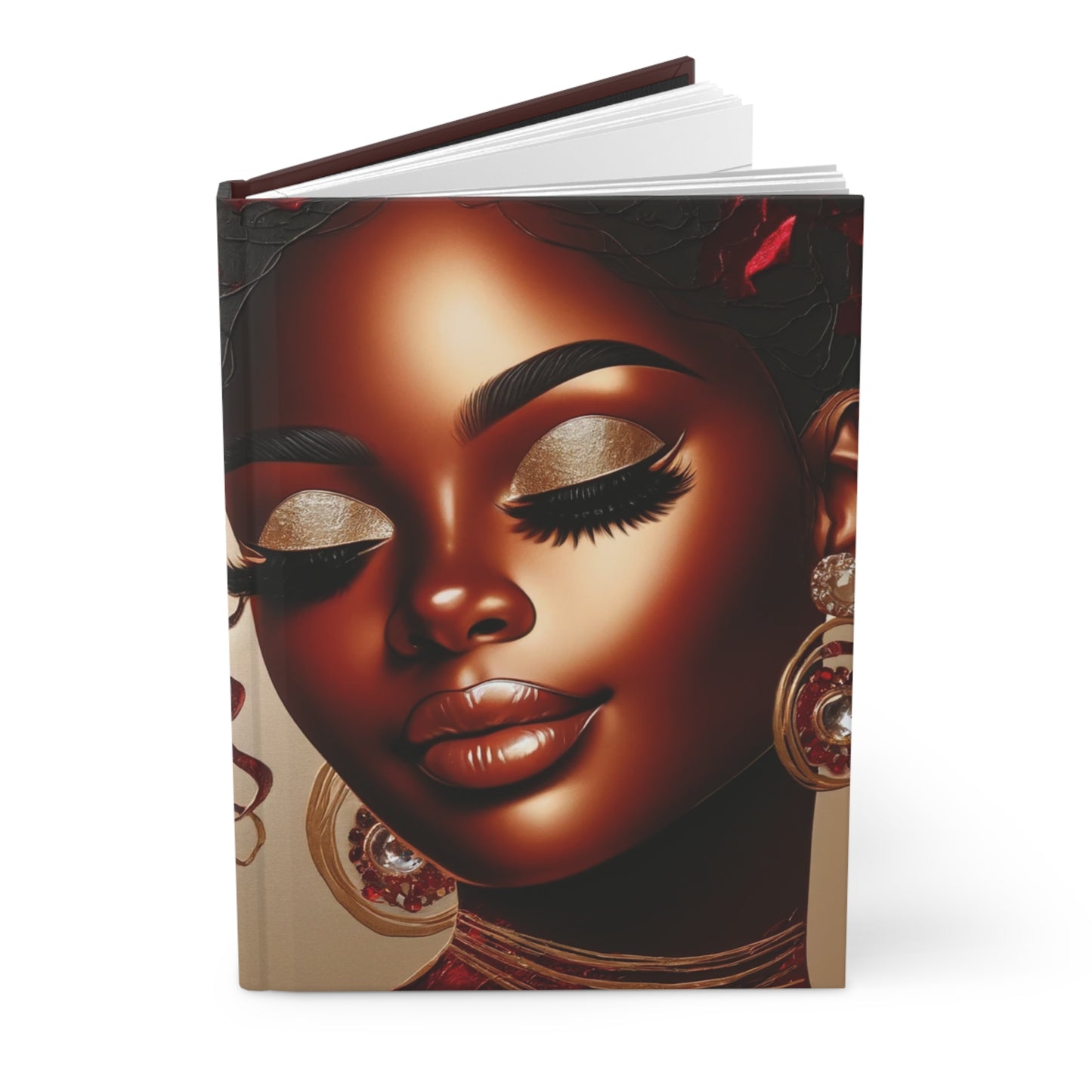 Elegant Inspirational Hardcover Journal - Matte Finish with Unique Artwork