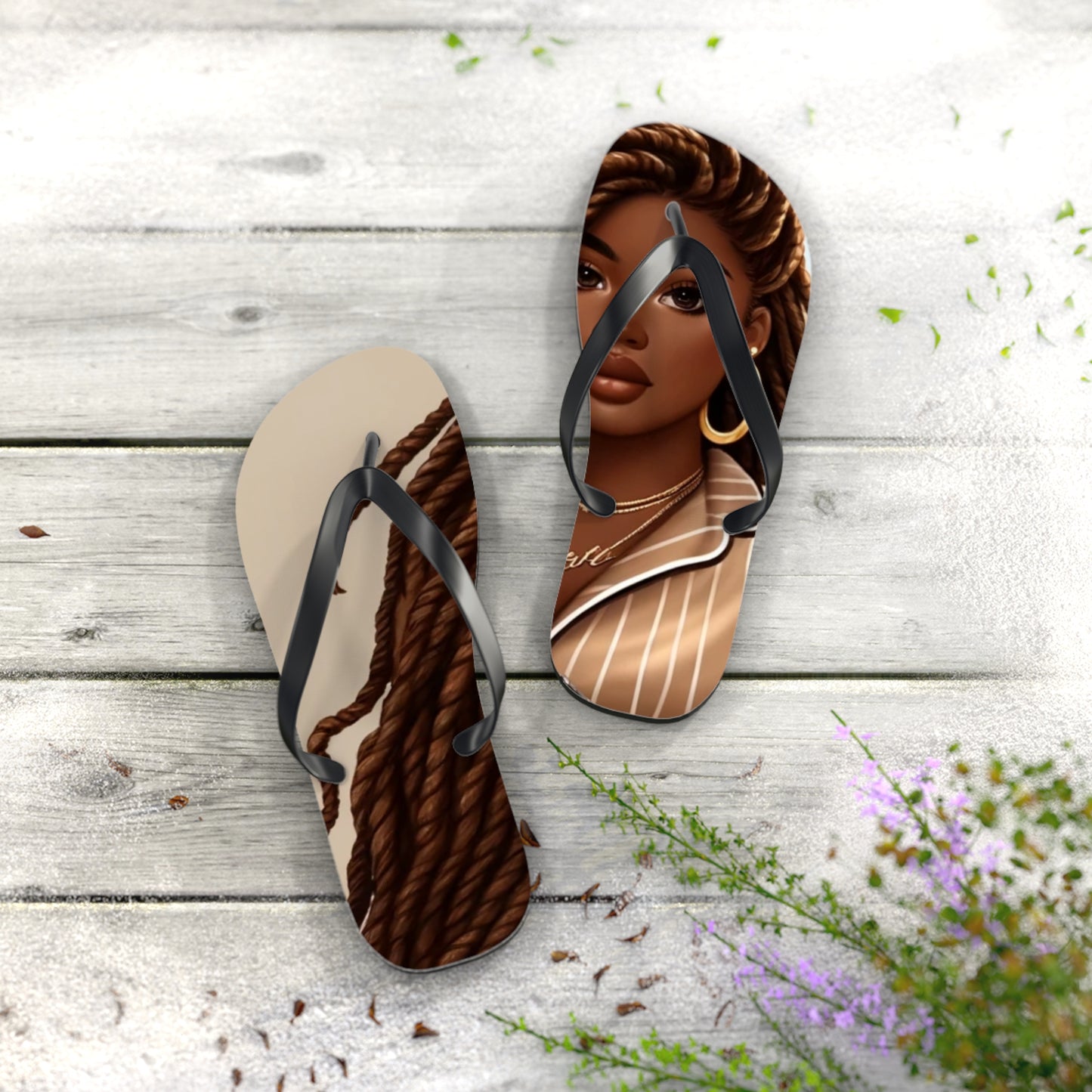 Brown Sugar Flip Flops