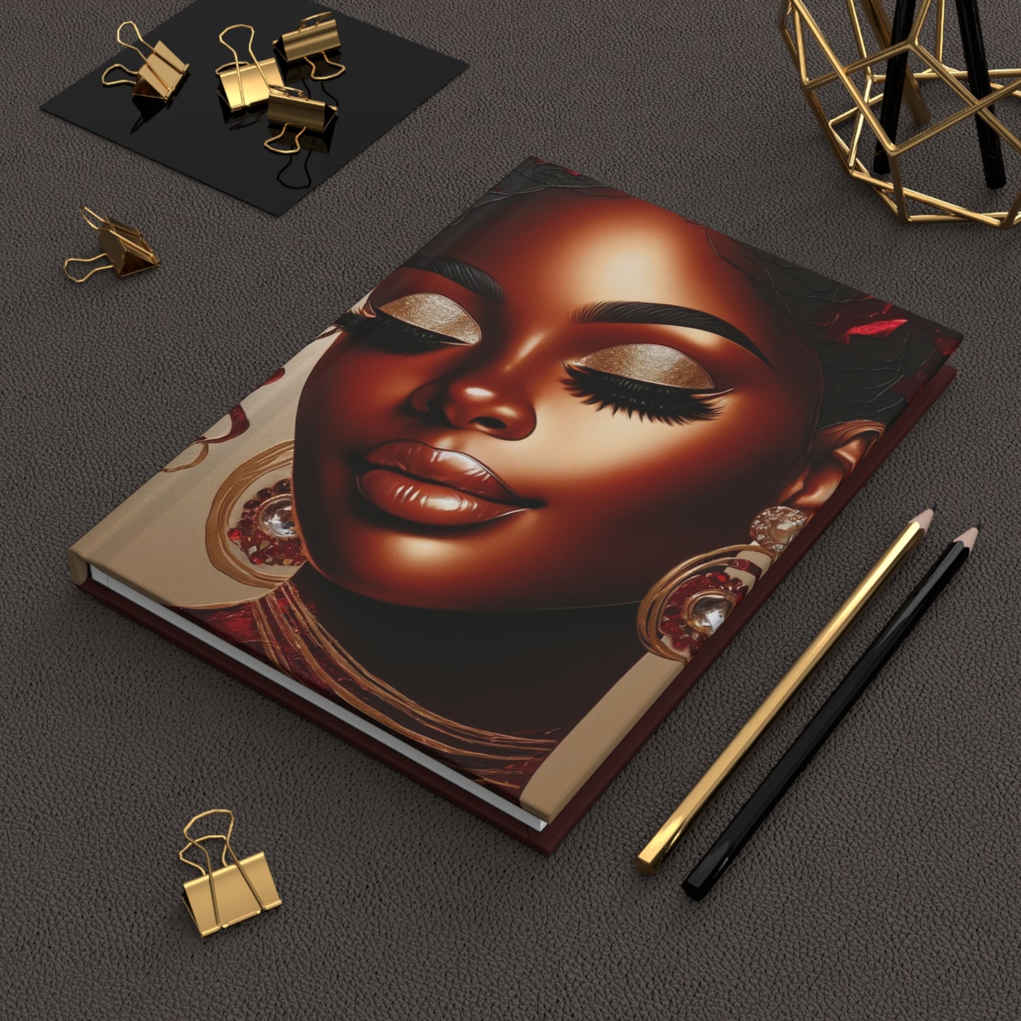 Elegant Inspirational Hardcover Journal - Matte Finish with Unique Artwork
