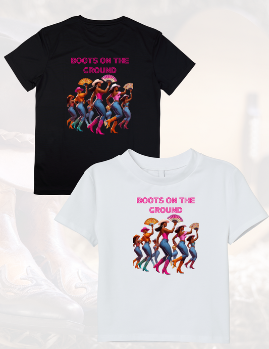 Boots On The Ground With Fans Unisex Heavy Cotton Tee