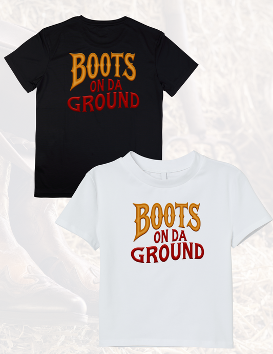 Boots on Da Ground Unisex Heavy Cotton Tee