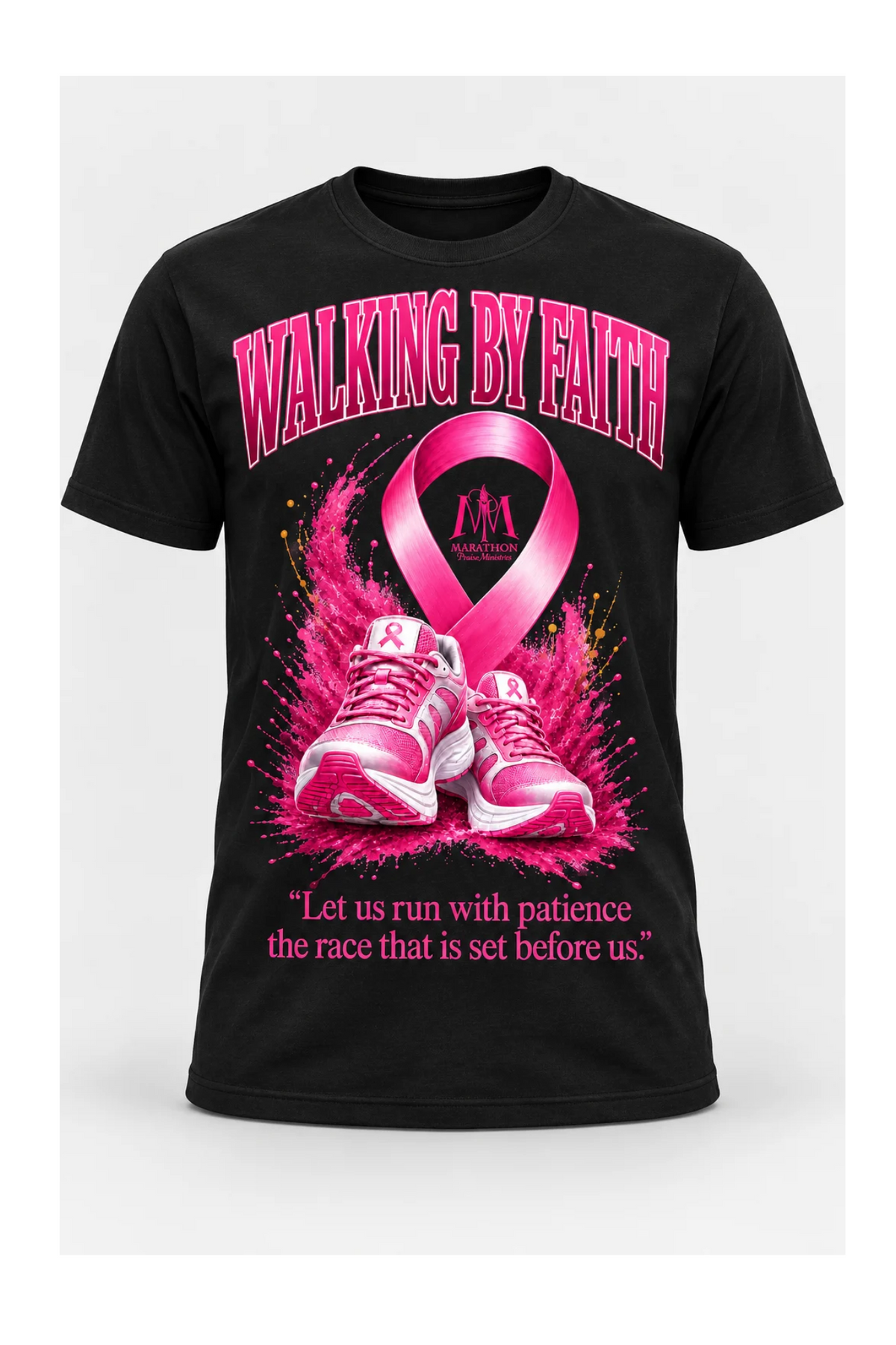 Marathon Praise Ministries Breast Cancer Awareness T-Shirt