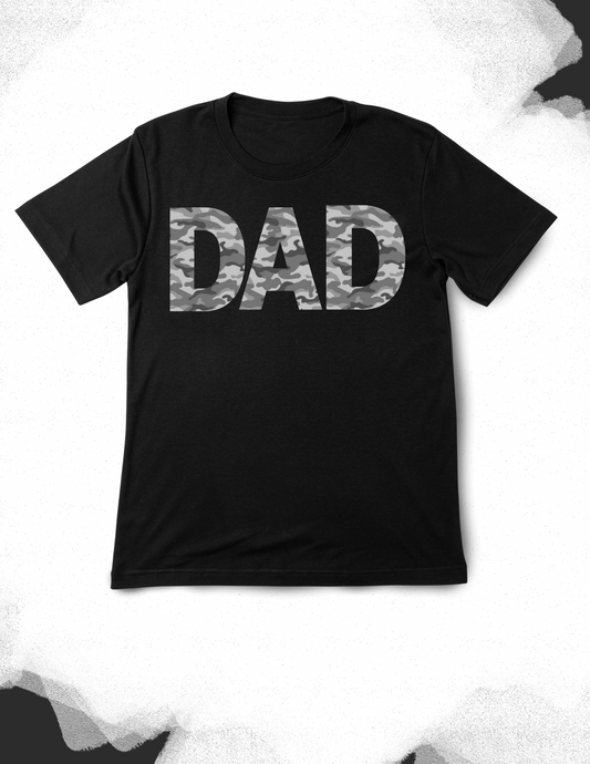 "Dad in Fatigue" Unisex Heavy Cotton Tee