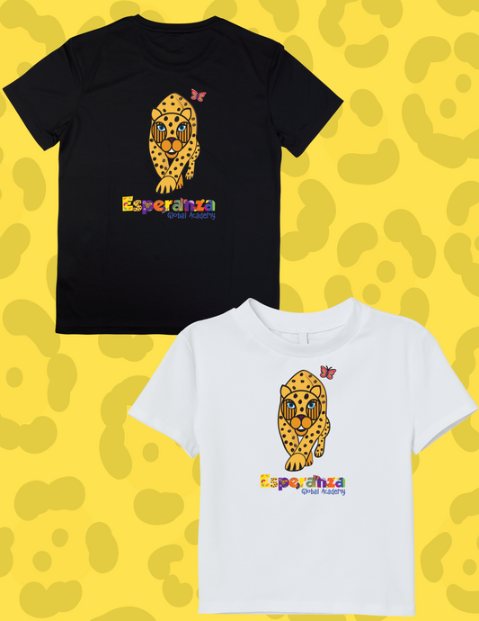 Esperanza Global Academy Leopard Cotton Tee-Design 2